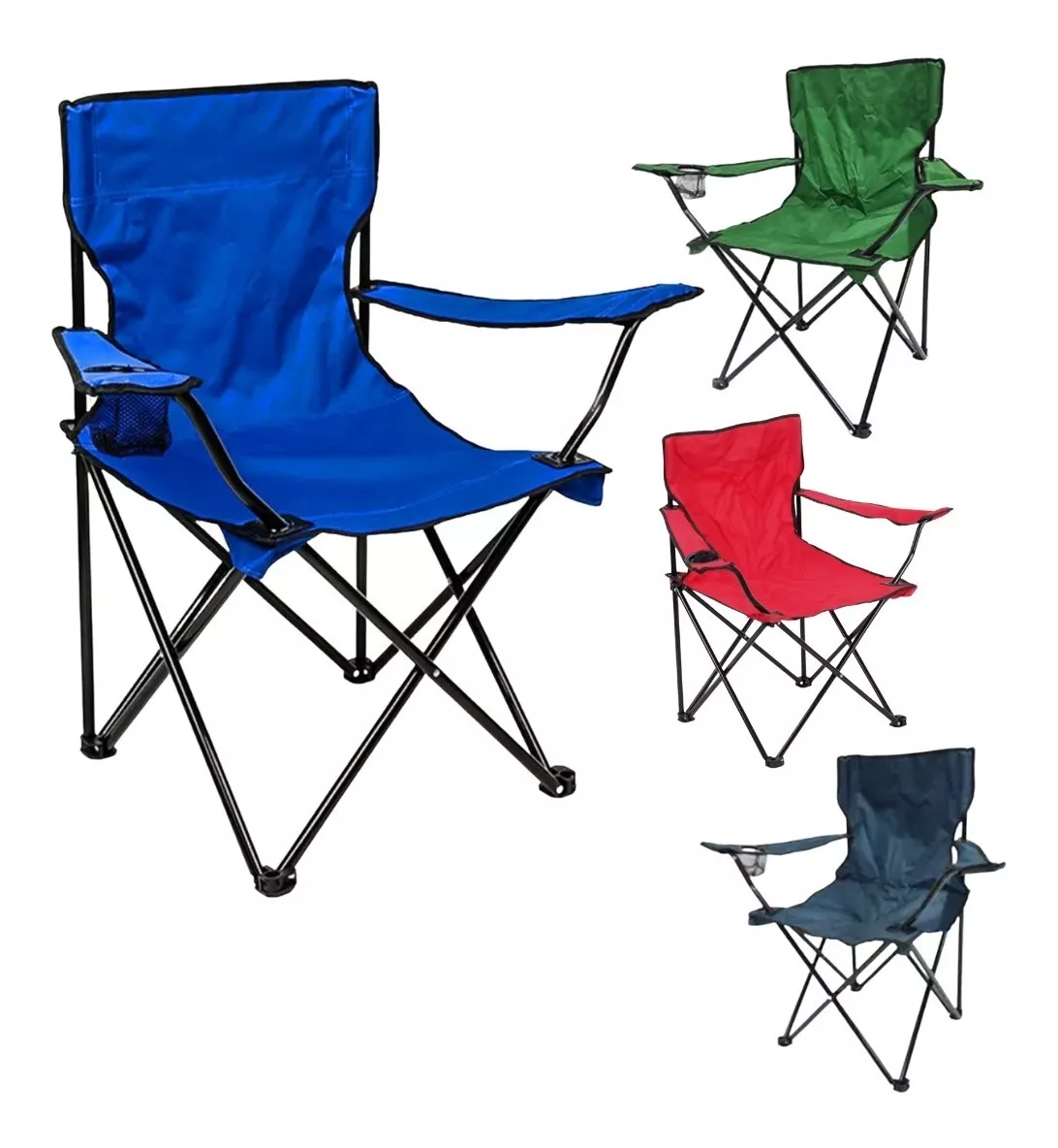Silla Plegable Acolchada para Playa y Camping
