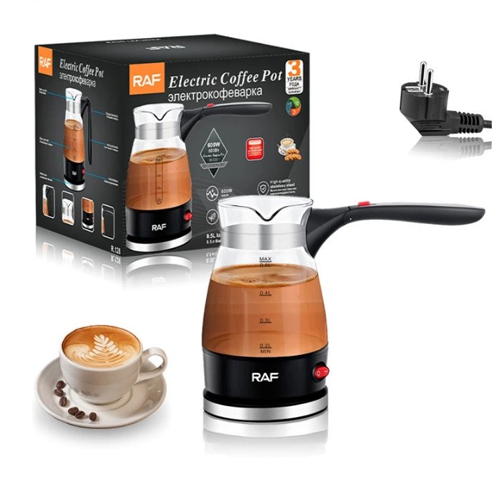 Cafetera Eléctrica Turca de Vidrio 500 ml - Imagen 6